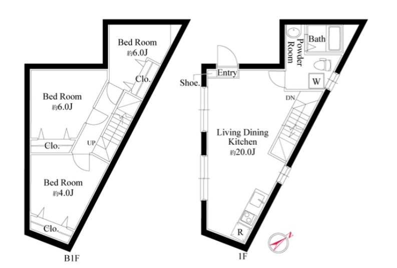 （仮称）ＪＡＳＰＥＲ市ヶ谷の間取り