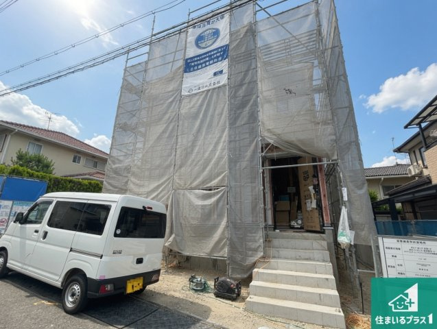 堺市南区御池台　新築一戸建ての外観|現在建築中！落ち着いた街並みで新生活を始めることが出来そう！周辺の物件も併せてご紹介させて頂きます！