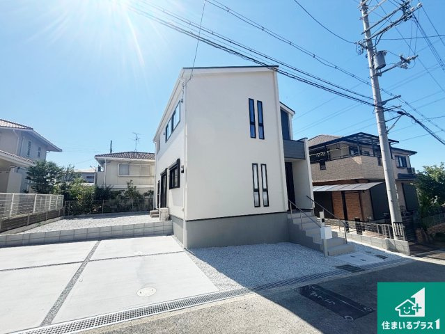 堺市南区御池台　新築一戸建ての外観|お客様に長く安心して住んでいだだける事にこだわった家づくり！住んでからのアフターサービスにもしっかりと取り組んでいます！
