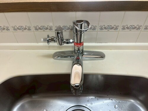 ライオンズヒルズ高知の設備|その他設備：キッチン水栓     （2026年2月撮影）