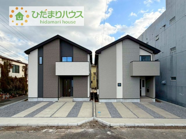 【外観】 | 土浦市中央3期　新築戸建　1号棟 | ☆住まいのことなら・・　ひだまりハウス☆
