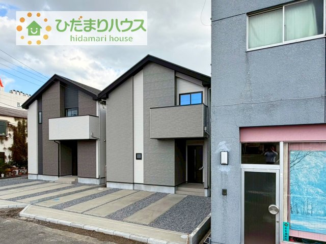 【外観】 | 土浦市中央3期　新築戸建　1号棟 | たっぷりの陽光と心地よい風が舞い込む住まい♪