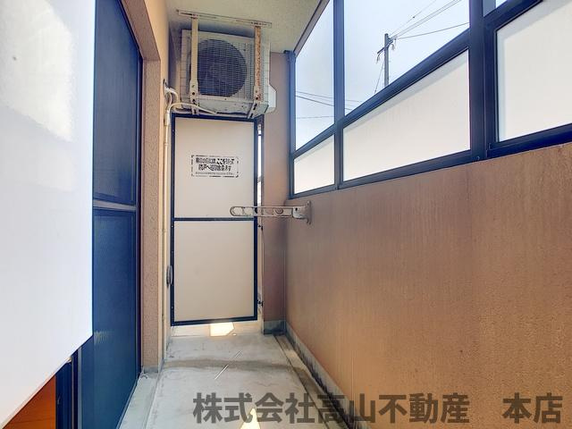 ラリーグラス２２のバルコニー