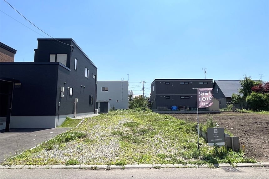 【建築条件付き】江別市大麻東町　の外観