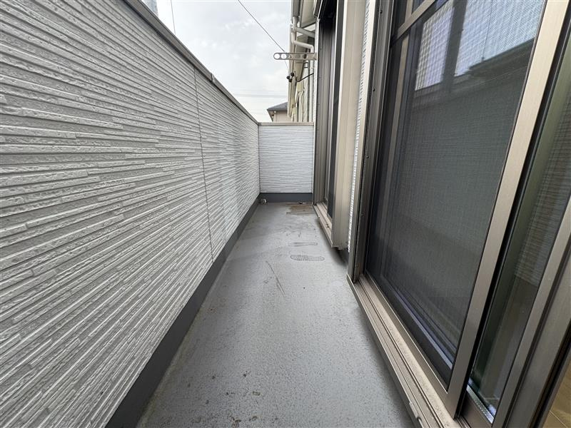 宝生町貸家のバルコニー