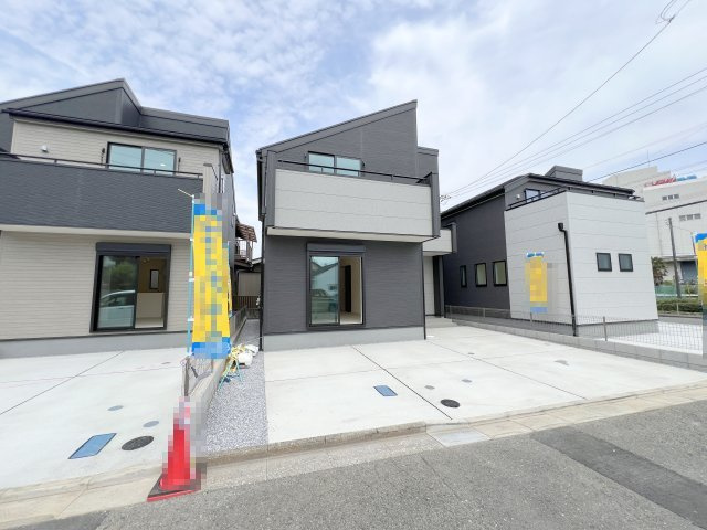 瑞穂町むさし野2丁目　新築戸建全3棟の駐車場|駐車スペース並列駐車2台可