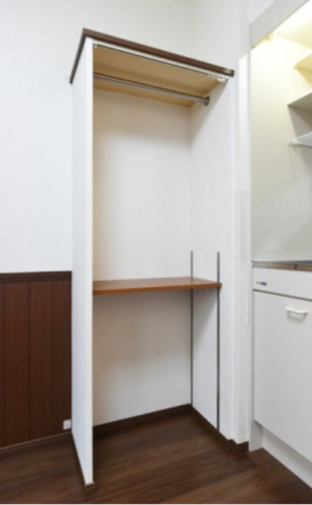 新宿区高田馬場４丁目のアパートの収納|同仕様