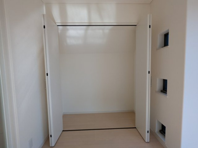 【収納】 | ルーバー付きの外観が印象的なスタイリッシュ住宅