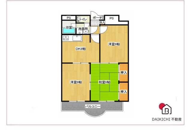 【間取り】 | リヴェールマンション熊谷