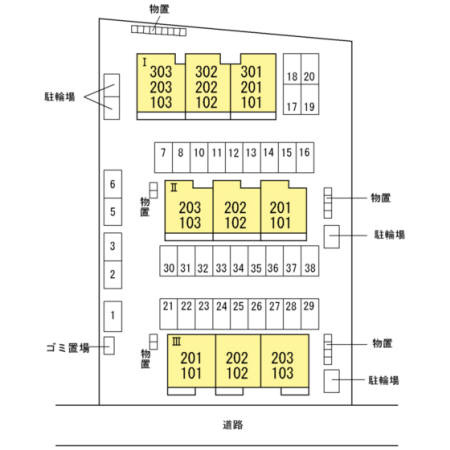 グランヴィアの区画図