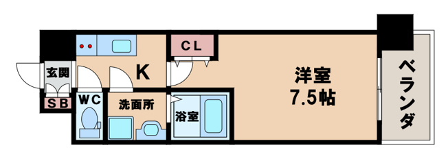 【間取り】 | クレアートクラウン天王寺