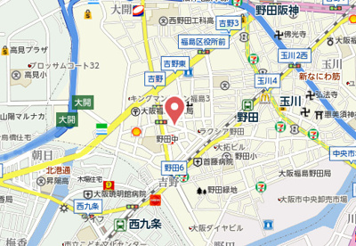 【地図】 | レジデンス福島Ⅱ