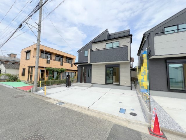 瑞穂町むさし野2丁目　新築戸建全3棟の駐車場|駐車スペース並列駐車2台可