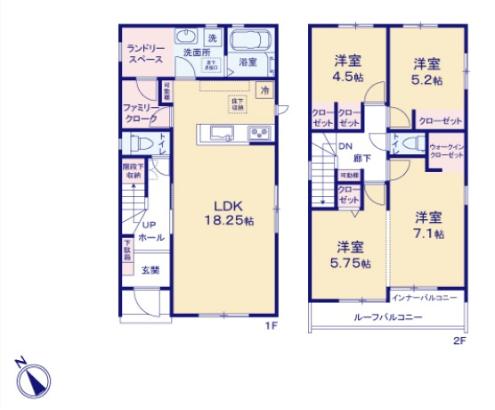 【間取り】 | 千葉市若葉区都賀１丁目２４－１期