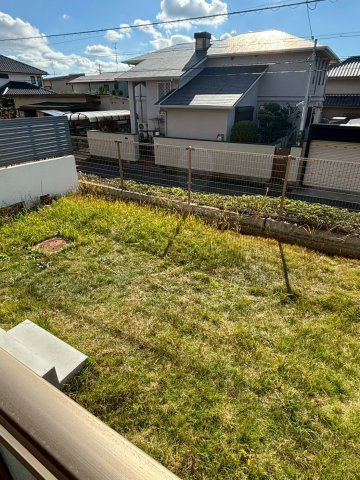 東香里野村マンション　ペット可の庭