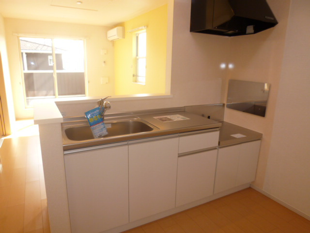 サンメゾンＭ・Ｋ　Ｂのキッチン|ガスコンロ設置可