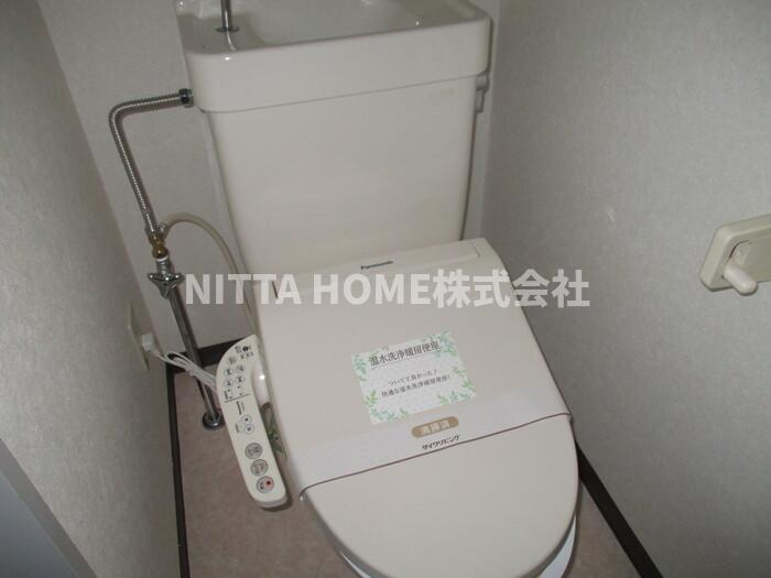 福知山市字堀のアパートのトイレ|温水洗浄付きのトイレです◇
