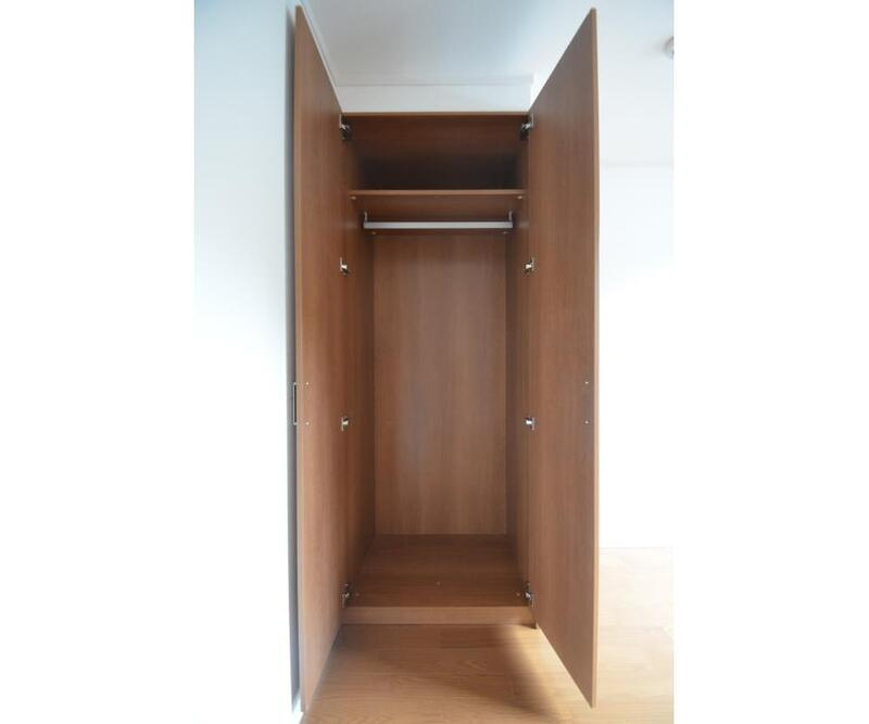 シードリング實方の収納|ハンガーラック付きで楽々収納♪