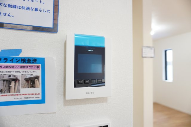 草加市苗塚町 新築分譲住宅のセキュリティ|TVモニター付きインターフォン