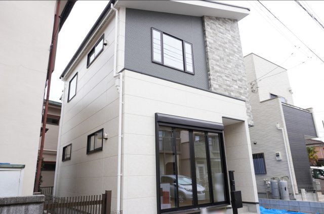 草加市苗塚町 新築分譲住宅の外観