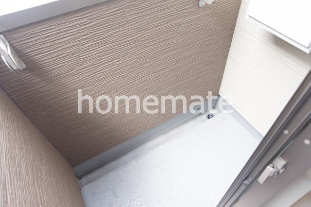 熊本市中央区坪井５丁目のアパートのバルコニー