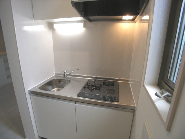 熊本市中央区坪井５丁目のアパートのキッチン