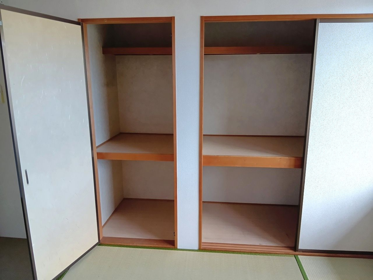 ファミール・ド・鹿児 B棟の収納|こまごまとしたものを収納できそうですね