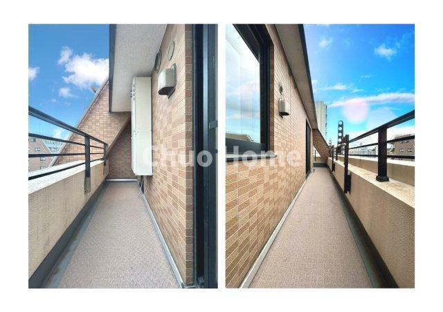 ファミール浅草シティウエストのバルコニー|バルコニー×2