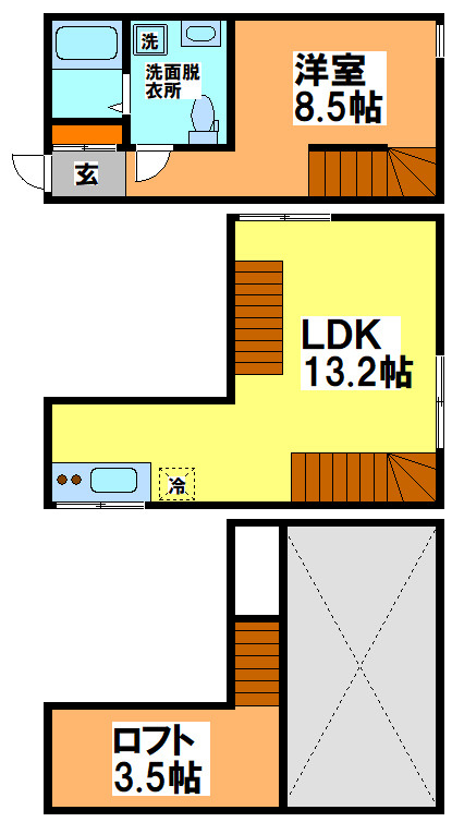 武蔵野市吉祥寺北町３丁目のテラス