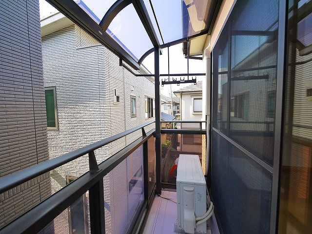 ハイツプルミエのバルコニー