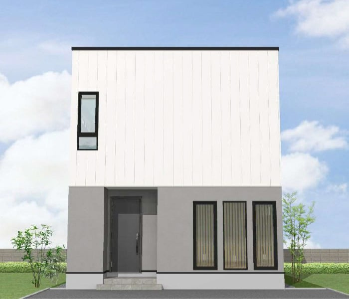 【建築条件付き】花川南2条3丁目　全4区画の完成予想図