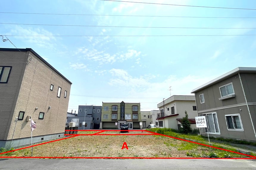 【建築条件付き】花川南2条3丁目　全4区画の外観