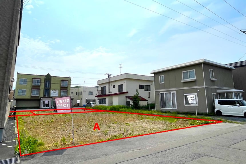 【建築条件付き】花川南2条3丁目　全4区画の外観