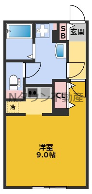【間取り】 | クレストタップ名古屋ウエスト | 間取りです
