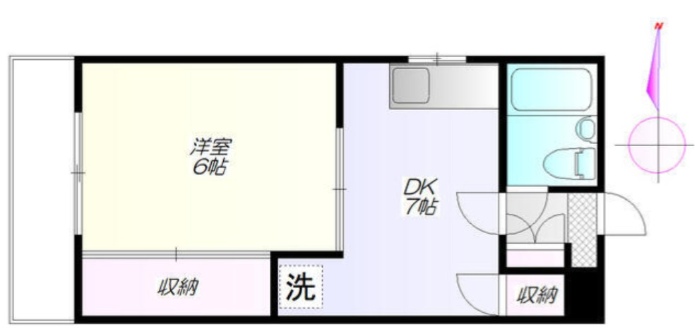 香山ビルの間取り