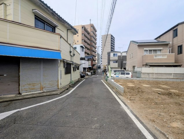 千種区松軒1期の前面道路含む現地写真