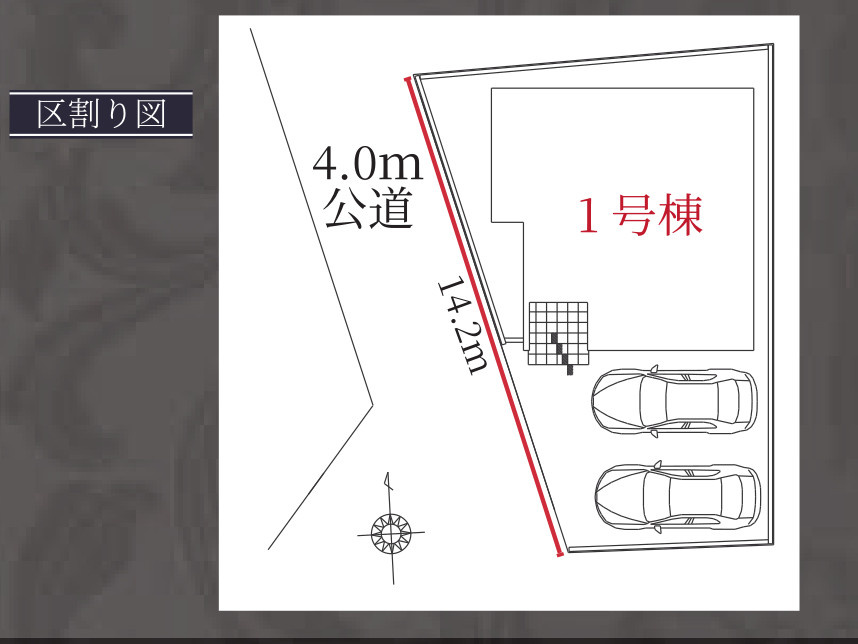 千種区松軒1期の地図