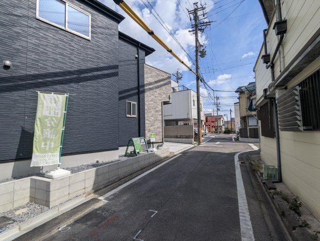 千種区松軒1期の前面道路含む現地写真