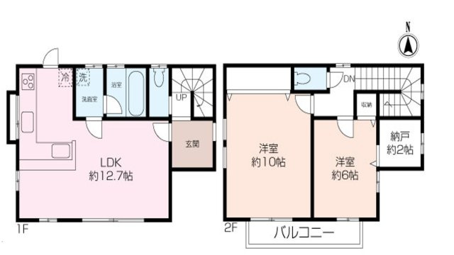 上町中古戸建　～開放感のある庭付～の画像