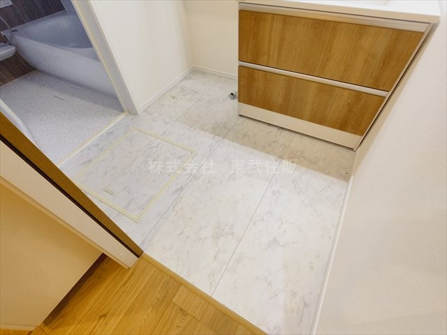 【脱衣所】 | 川越市寺尾２期　全８棟　８号棟 | 洗面室