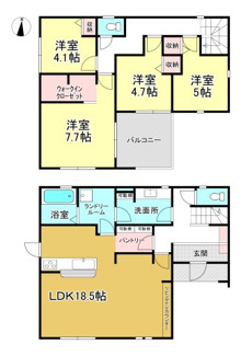 【間取り】 | 大津市和邇中113-11　新築戸建