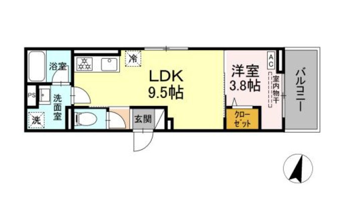 川崎市多摩区登戸新町のアパート