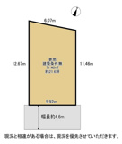 枚方市西牧野3丁目　売り土地の画像