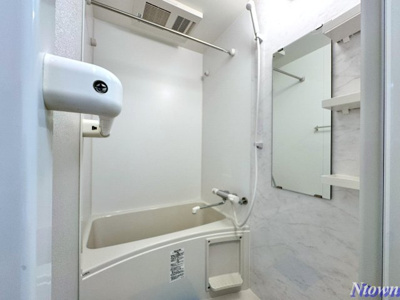 【浴室】 | CREST TAPP新栄 | 落ち着いた空間のお風呂です