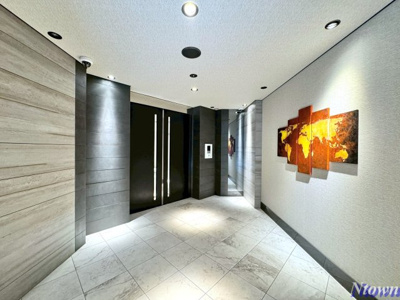 【ロビー】 | CREST TAPP新栄 | 清潔なロビーです