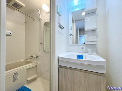 【洗面所】 | CREST TAPP新栄 | スペースが確保できる洗面所です