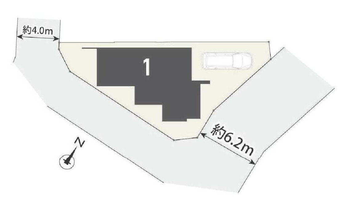 【横浜市保土ケ谷区峰岡町1丁目60-7新築戸建て】★仲介手数料無料★（峯小学校・宮田中学校）の区画図
