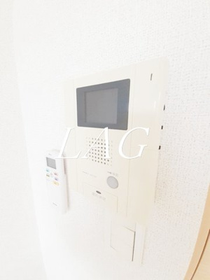 【セキュリティ】 | エスワン・アパートメント | モニター付きインターホンです。