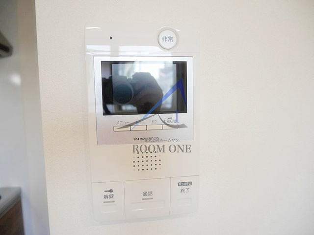 K's flatのセキュリティ|モニター付きインターホンです。