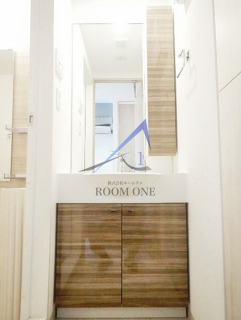 グランド・ガーラ大島の洗面所|洗面台です。